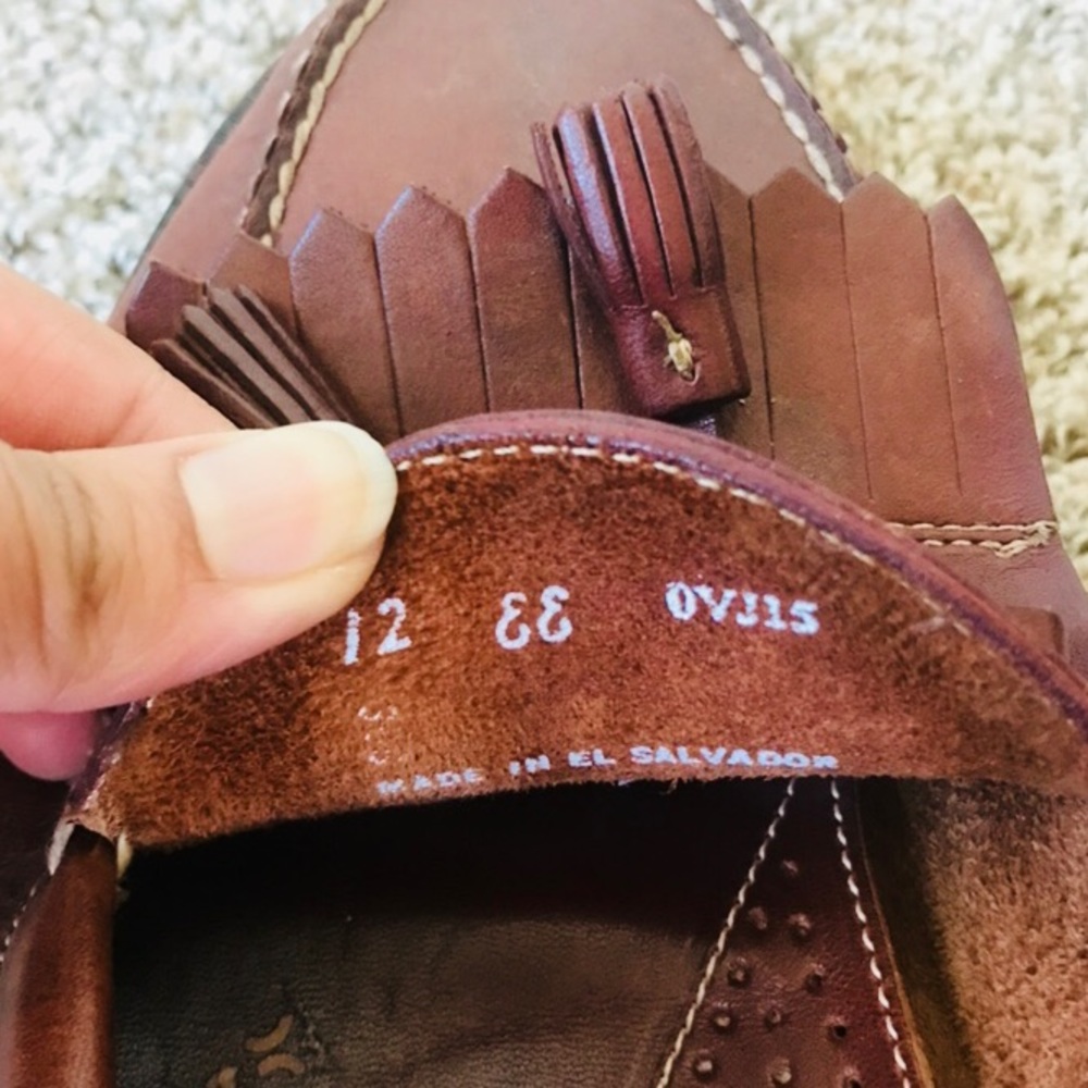 L.L. Bean Men’s Brown Leather Shoes Size 12 EE - Picture 8 of 8